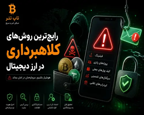 رایج‌ترین روش‌های کلاهبرداری در ارز دیجیتال | چگونه از سرمایه خود محافظت کنیم؟